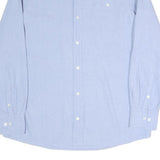 KICKERS Mens Blue Shirt L Button-Down Collar Long Sleeve Cotton Blend Classic