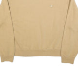 CHAMPION Womens Beige Crew Neck XL Cotton Blend Sweatshirt Pullover