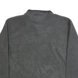 NHL Womens Grey Sweatshirt Jacket L Polyester Plain Casual Athletic Sportswear