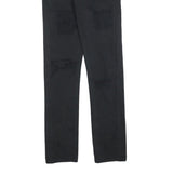 LEVI'S 501 Mens Black Regular Straight Denim W29 L34 Classic Button Fly Jeans