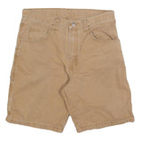WRANGLER Mens Shorts Beige Casual M W33 Cotton Blend Comfortable Classic Fit