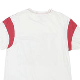 TRUE RELIGION Mens White & Red Graphic T-Shirt M Short Sleeve Crew Neck Cotton