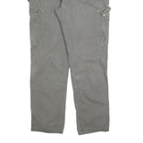 CARHARTT Mens Relaxed Fit Grey Workwear Cargo Trousers W38 L34 Durable Cotton