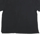 TOMMY HILFIGER Mens Black Short Sleeve Polo Shirt XL Cotton Blend Classic