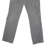 DICKIES Mens Jeans Grey Regular Straight Denim W34 L30 Workwear Pocket Zip