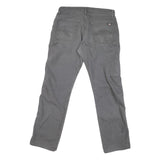 DICKIES Mens Jeans Grey Regular Straight Denim W34 L30 Workwear Pocket Zip