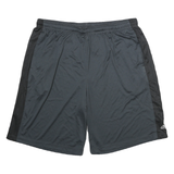 ADIDAS Mens Shorts Black & Dark Grey Sports XL W32 Polyester Blend Athletic