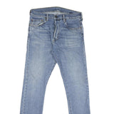 CARHARTT Mens Regular Fit Blue Denim Jeans Button W31 L32 Classic Style Casual