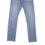 CARHARTT Mens Regular Fit Blue Denim Jeans Button W31 L32 Classic Style Casual