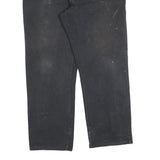 DICKIES Mens Cotton Blend Black Regular Fit Straight Leg Trousers W40 L32