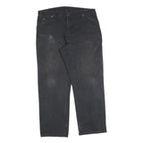 DICKIES Mens Cotton Blend Black Regular Fit Straight Leg Trousers W40 L32