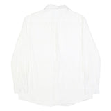 JOULES Womens White Shirt UK 12 Classic Cotton Long Sleeve Casual