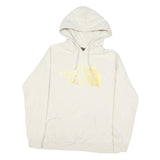 THE NORTH FACE Womens Cream Hoodie L Cotton Blend Pullover Hooded Sweatshirt