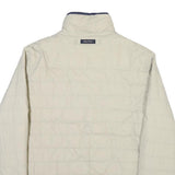 NAUTICA Mens Beige Jacket S Polyester Blend Plain Zip Casual Lightweight