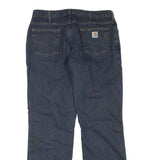 CARHARTT Womens Jeans Blue Regular Straight Denim Medium W32 L32 Classic Fit Zip