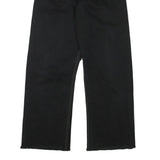 LEVI'S Womens Black Relaxed Straight Denim W22 L27 Zip Casual Fashion Jeans