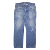 LEVI'S 751 Mens Jeans Blue Regular Straight Denim Medium W36 L30 Classic Fit