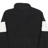 FILA Womens Black White Colourblock Pullover Plain Round Neck Tight Knit S
