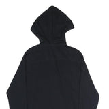 FRENCH CONNECTION Mens Black Hoodie S Cotton Blend Pullover Hooded Top