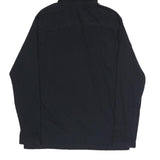 FRENCH CONNECTION Mens Black Hoodie S Cotton Blend Pullover Hooded Top