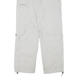 SCHOFFEL Womens Regular White Outdoor Zip Trousers W28 L30 Lightweight Comfort