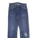 LEVI'S 502 Mens Jeans Blue Regular Straight Denim Medium W33 L34 Classic Cotton