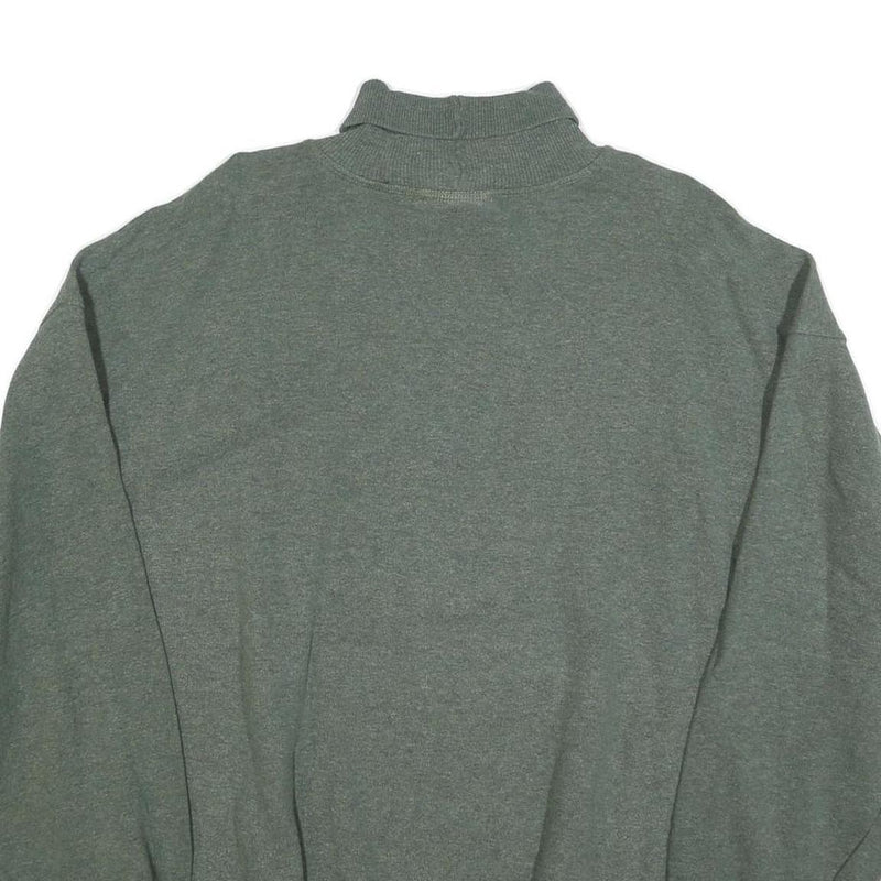 MONTE CARLO Mens Grey Equipment Winter Sports Graphic Roll Neck Sweatshirt L