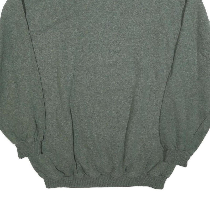 MONTE CARLO Mens Grey Equipment Winter Sports Graphic Roll Neck Sweatshirt L