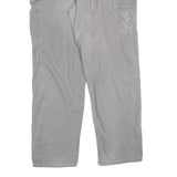 CARHARTT Mens Cotton Blend Grey Relaxed Straight Trousers W38 L34 Workwear