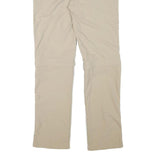 TREVOLUTION Mens Polyester Blend Beige Regular Zip Regular Fit Straight Leg