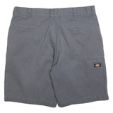 DICKIES Mens Shorts Grey Casual Classic L W36 Durable Cotton Blend Workwear