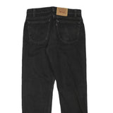 LEVI'S 505 Mens Jeans Black Regular Straight Denim Rinse W31 L29 Classic Fit