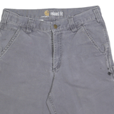CARHARTT Mens Shorts Grey Casual Relaxed Fit M W30 Cotton Blend Workwear