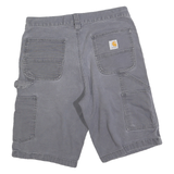 CARHARTT Mens Shorts Grey Casual Relaxed Fit M W30 Cotton Blend Workwear