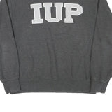 JANSPORT Mens Grey Cotton Blend Crew Neck Sweatshirt IUP M Casual