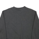 JANSPORT Mens Grey Cotton Blend Crew Neck Sweatshirt IUP M Casual