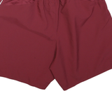 NIKE Womens Shorts Maroon Casual XL W28 Polyester Blend Athletic Running