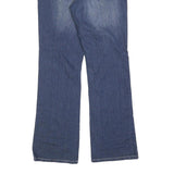 VGS Womens Regular Fit Bootcut Blue Denim Jeans Cotton Blend Zip W30 L30 Stylish
