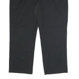 DICKIES Mens Polyester Blend Black Regular Straight Trousers W42 L30 Workwear