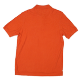 CHAPS Mens Orange Polo Shirt Short Sleeve M Cotton Blend Basic Casual