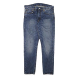 LEVI'S Mens Slim Blue Denim Jeans W33 L29 Zip Classic Fit Medium Wash Stylish