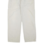 CARHARTT Mens Beige Cotton Blend Regular Straight Trousers W36 L32 Workwear