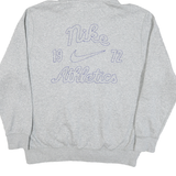 NIKE Mens Grey Zip Hoodie XL Nike Athletics 1972 Sportswear