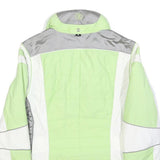 BOGNER Womens Green & White Polyester Blend Zip Jacket S Sports Outerwear