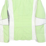 BOGNER Womens Green & White Polyester Blend Zip Jacket S Sports Outerwear