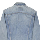 LEVI'S Mens Blue Denim Jacket M Cotton Blend Button Closure Classic Fit Casual