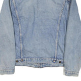 LEVI'S Mens Blue Denim Jacket M Cotton Blend Button Closure Classic Fit Casual