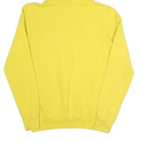 H2O DENMARK Mens Yellow Hoodie S Cotton Blend Pullover Sports Brand 1982