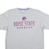 COLOSSEUM Mens Grey Boise State Broncos Graphic T-Shirt XL Short Sleeve Crew