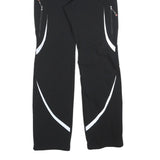 WILDROSES Womens Polyester Blend Black Regular Fit Straight Trousers W30 L32